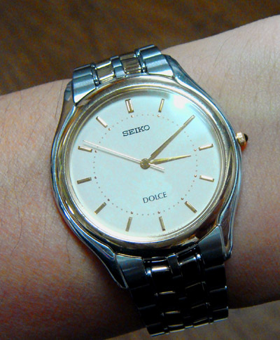 腕時計好きの趣味ブログ 今日はセイコードルチェの薄型クオーツ SEIKO DOLCE