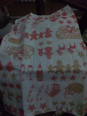 クリスマスの布巾
