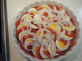 トマトとゆで卵のサラダ１