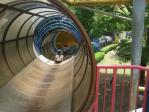 県西総合公園アスレチック複合遊具トンネル