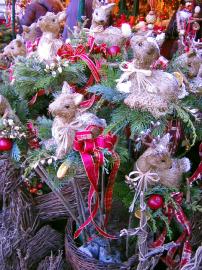 ザルツブルクのクリスマスマーケット　トナカイの飾り