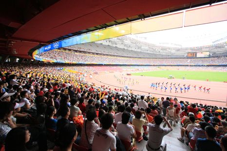 北京オリンピック（北京五輪）女子マラソン メインスタジアム　鳥の巣1
