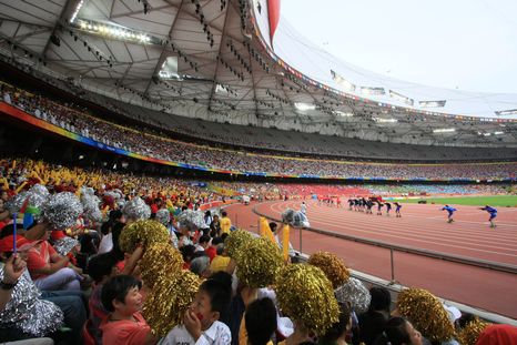 北京オリンピック（北京五輪）女子マラソン メインスタジアム　鳥の巣2