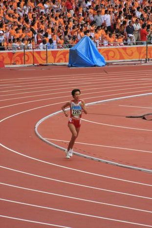 北京オリンピック（北京五輪）女子マラソン　中村友梨香選手13位1