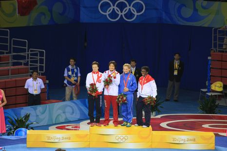 北京オリンピック（北京五輪）レスリング女子63キロ級　伊調馨選手堂々の優勝金メダル11