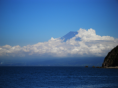 ちらりと富士山！