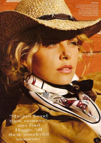 シャーリーズ・セロン、雑誌 「Vogue」 の表紙を飾る