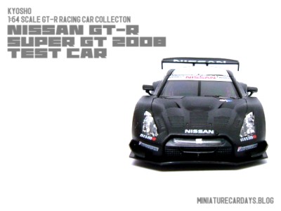 KYOSHO NISSAN GT－R SUPER GT 2008 TEST CAR