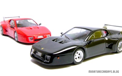 京商フェラーリミニカーコレクション8 : 512BB LM（赤/黒）