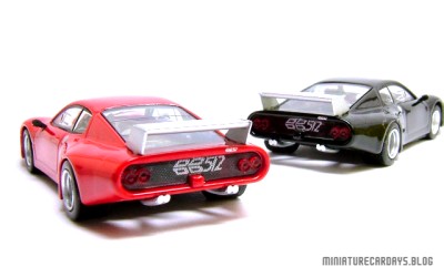 京商フェラーリミニカーコレクション8 : 512BB LM（赤/黒）