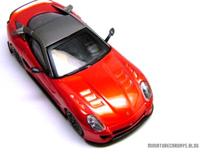 京商フェラーリミニカーコレクション8 : 599XX（メタリックレッド）