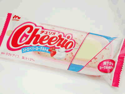 【森永】 Cheerio（チェリオ） ストロベリーヨーグルト