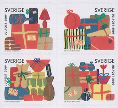 スウェーデンのクリスマス切手 外国切手の株式会社日本郵趣エージェンシー