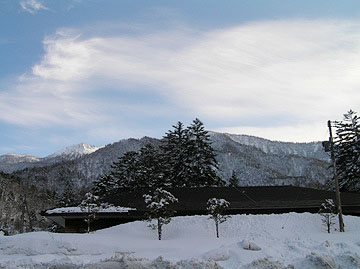平湯の雪景色