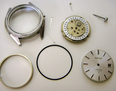 腕時計好きの趣味ブログ セイコースカイライナー 香箱修理 
