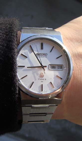 今日はセイコータイプ２ クオーツ １９７０年代 seiko type2 | 腕時計