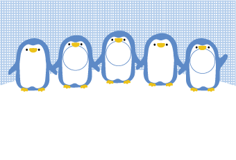 ベスト 夏 かわいい 可愛い ペンギン イラスト