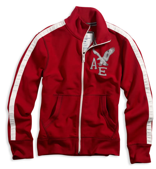 アメリカンイーグルEagle Track Jacket Red Wool